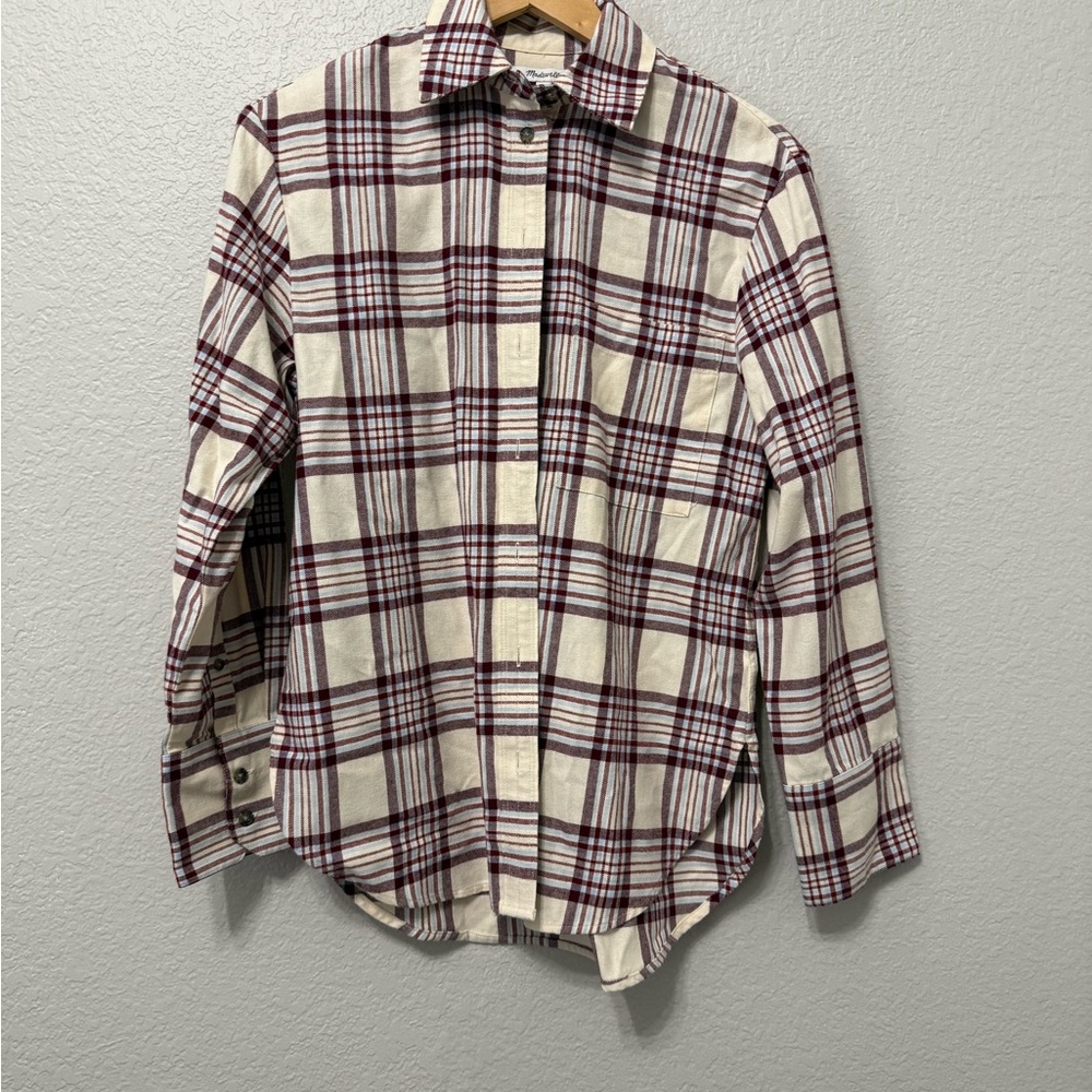 Madewell Plaid Button-Up Shirt